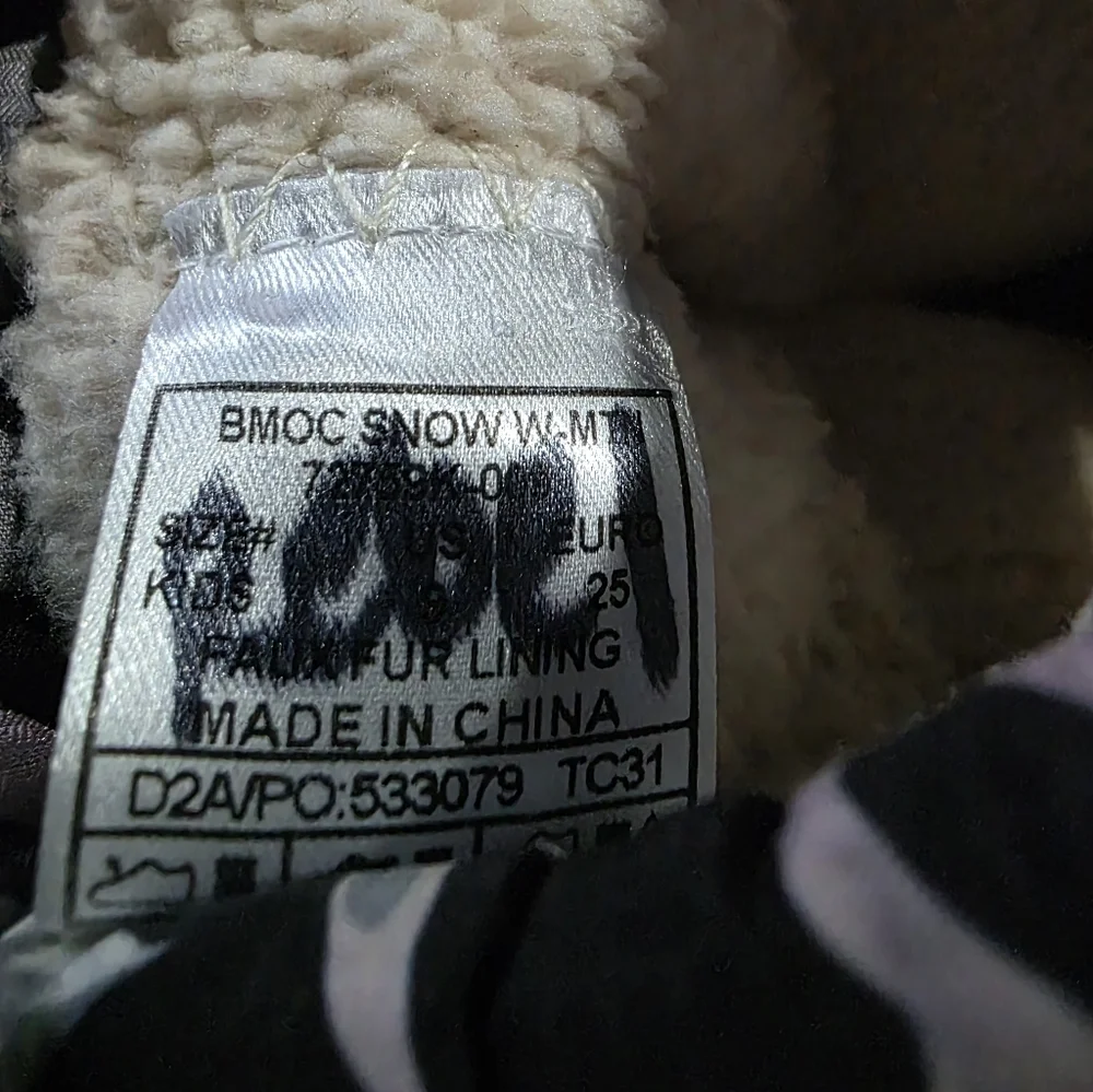 Bogs Kids Rain & Snow Boots Black Gray Purple